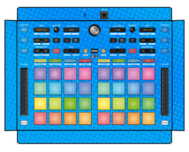 Pioneer DJ DDJ XP 2 Skin Gradienter Blue Light